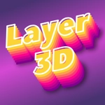 3D-Text: Gradient-Effekt aus Schichten