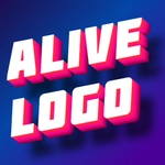 Logo mit Gradient-Schriftart und Volumen