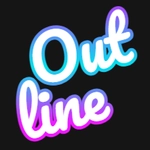 Hinzufügen einer Kontur zur Schrift online