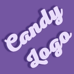 Zucker-Text mit Candy-Effekt