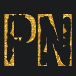 Golden Stamped Text with dsstamp Font