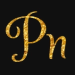 Goldene Schrift mit Schrift sladkoeshka