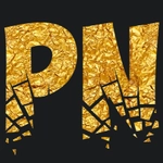 Die goldene Überschrift mit Schrift ObelixProBroken