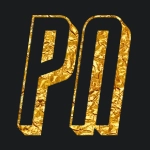 Goldene Nadelschrift mit Schriftart Strekf3d