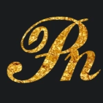 Goldene Schilderung mit Coca-Cola-Schrift