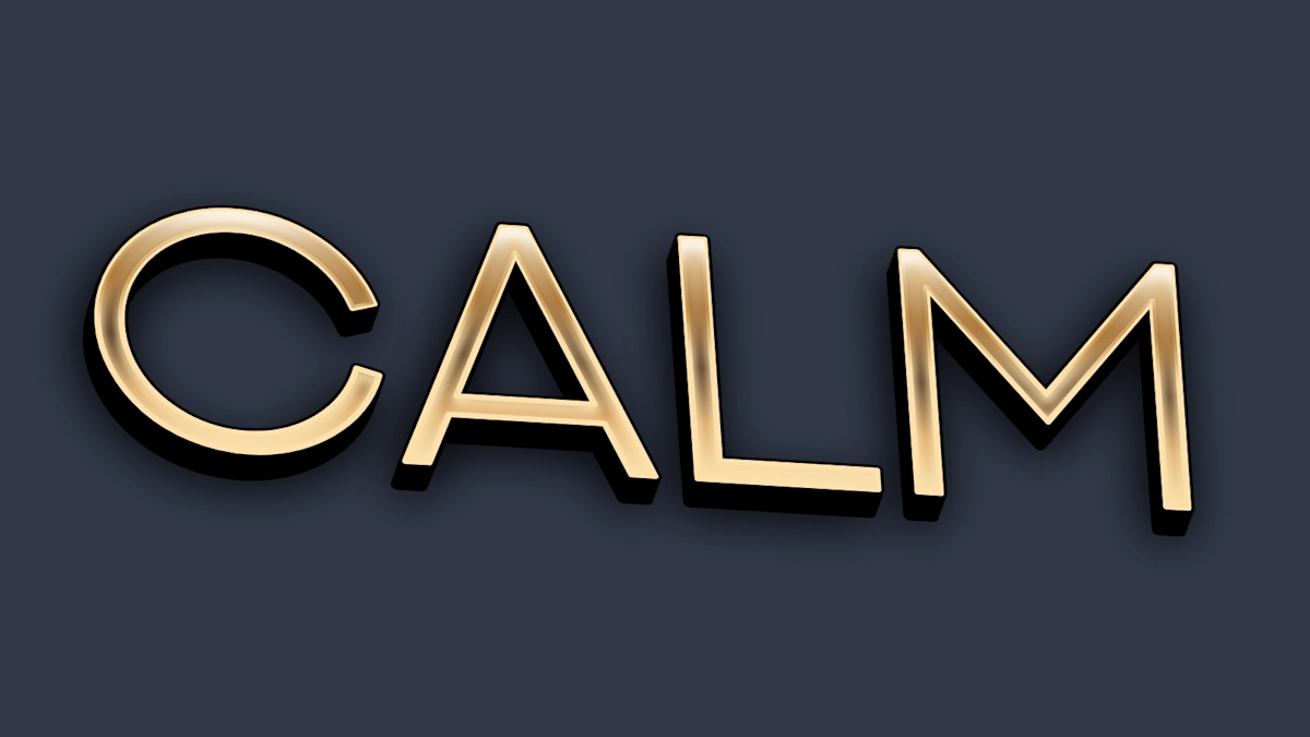 Schöne Sätze minimalistisch Gold-Effekt 3D