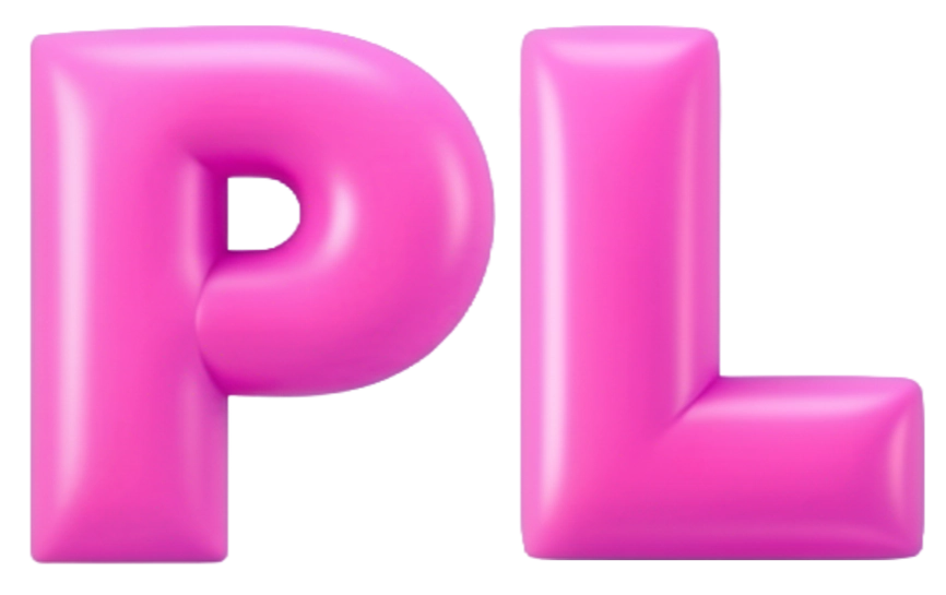 Glanz und Kunststoff Schriftart.