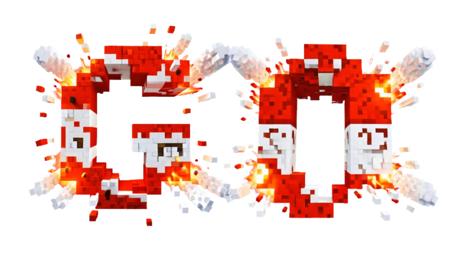 Retro und Pixel-Art Schriftart.