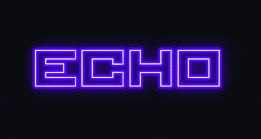 Pulsierende Neon-Animation