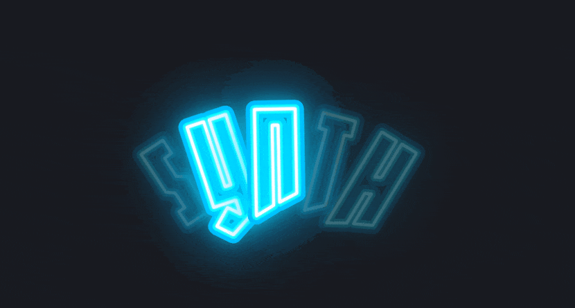 Neon-Einschalt-Effekt