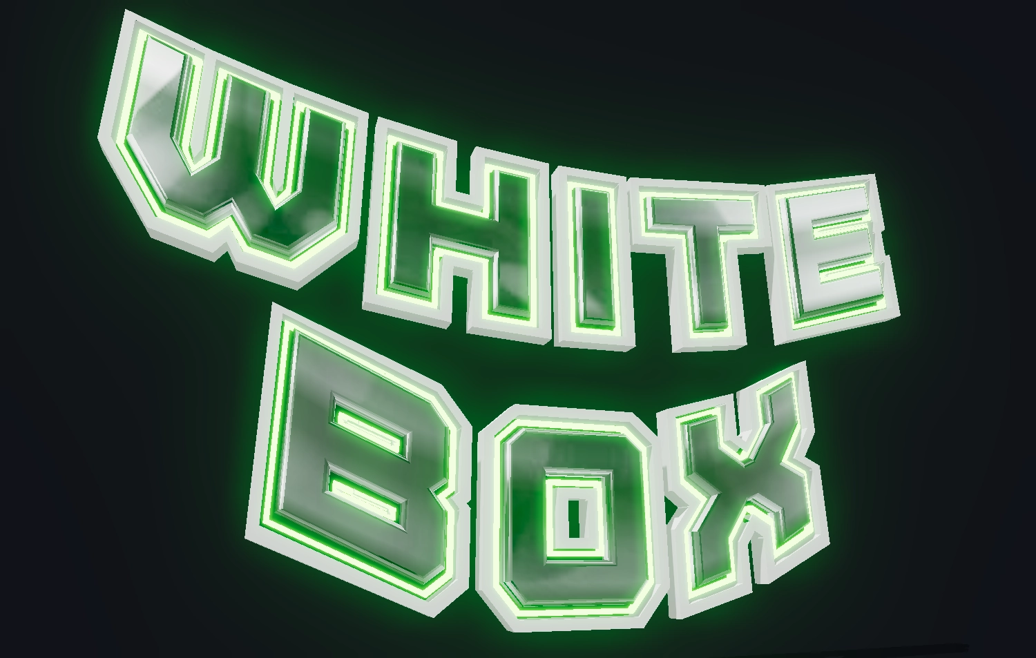 Schreiben Sie Text mit schöner grünen Neon-Schriftart