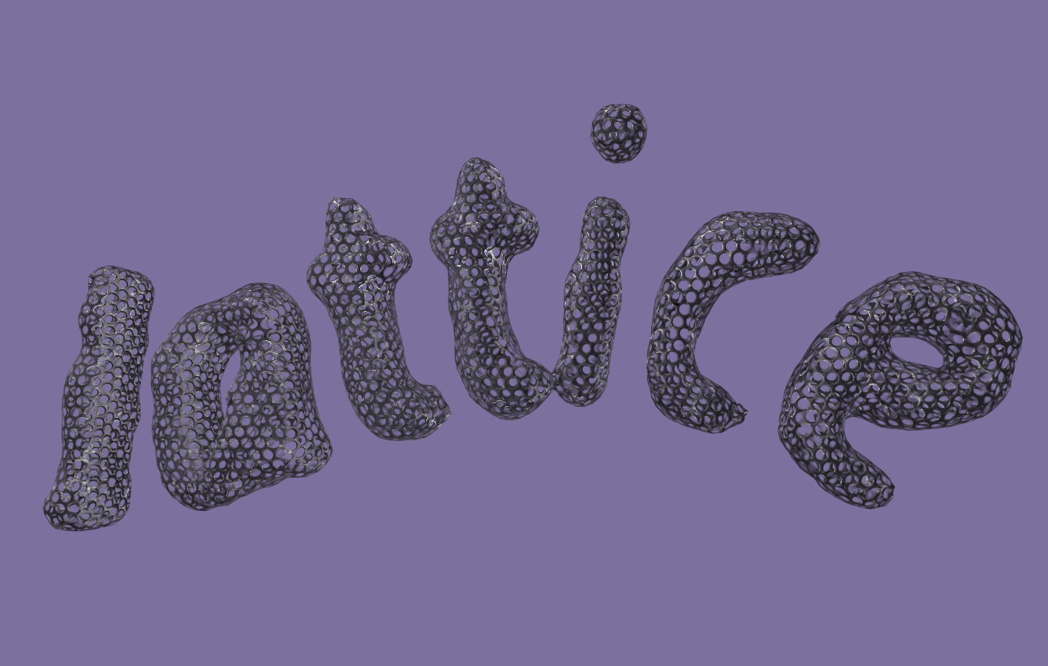 Text mit schöner Gitter-Schriftart