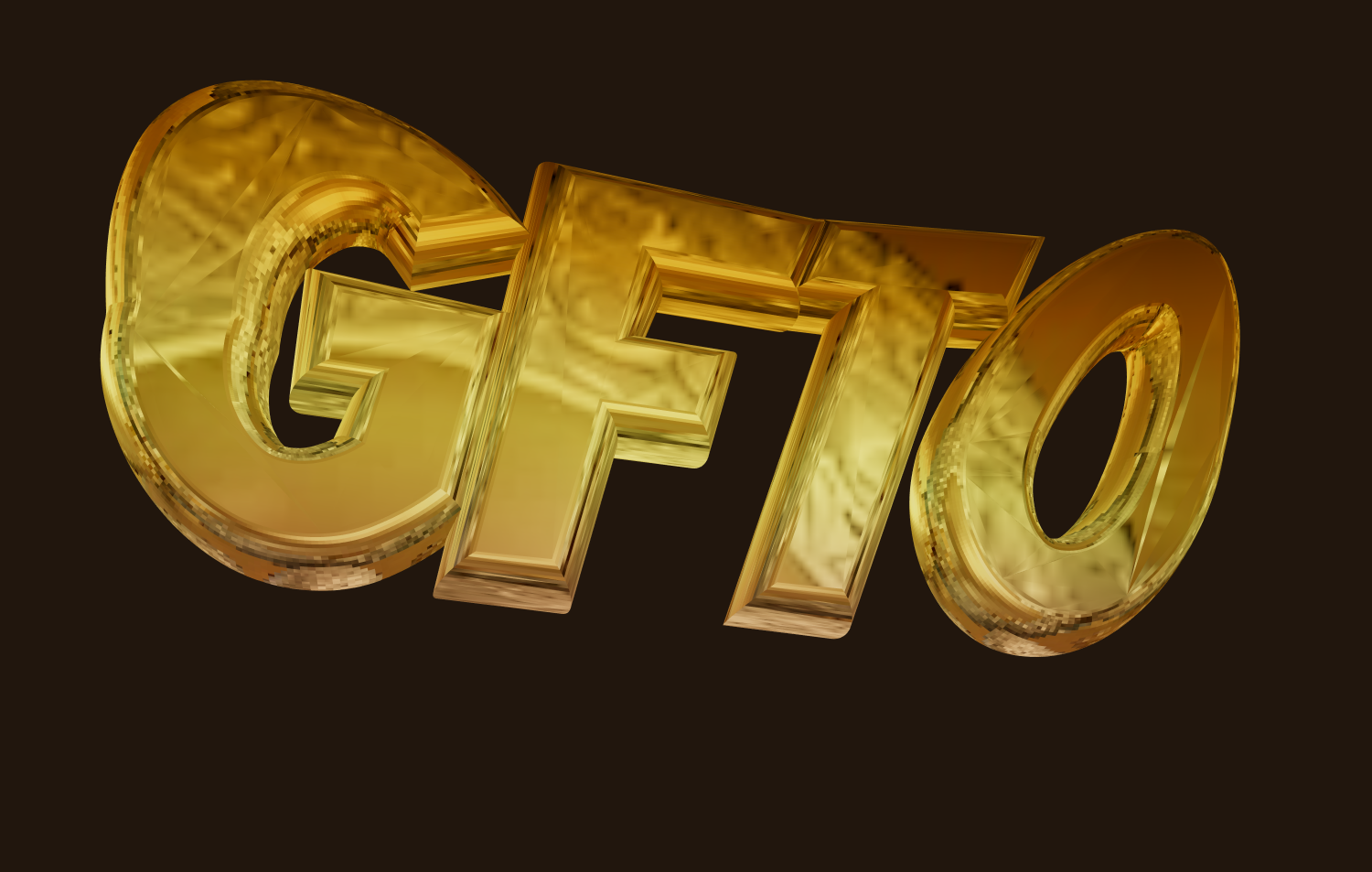 Schöne Aufschrift mit glänzendem goldenen Schrifttyp