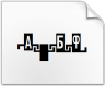 Sichern Sie den Schriftart zipper1 herunter.