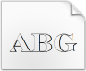 Download the SeriferTitulSh font