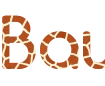 PNG-Nadelschrift auf einem Hintergrund aus Giraffe - Schrift Comfortaa
