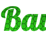 Online-Schrift-Editor Lobster-PNG-Titel mit einem Hintergrund aus grünem Blatt