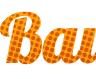 Ihr Text online – orange background – schöne Schrift Lobster