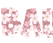 Font with beautiful PNG background