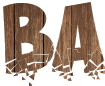 Font with beautiful PNG background