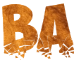 Font with beautiful PNG background