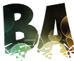 Font with beautiful PNG background