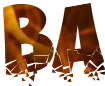 Font with beautiful PNG background