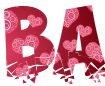 Font with beautiful PNG background