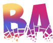 Font with beautiful PNG background