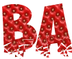 Font with beautiful PNG background